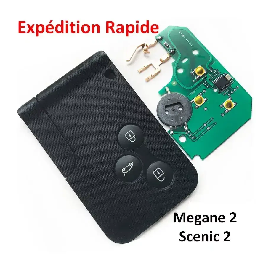 Carte clé Megane et Scenic, expédition rapide.