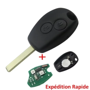 Clé de voiture avec circuit imprimé.