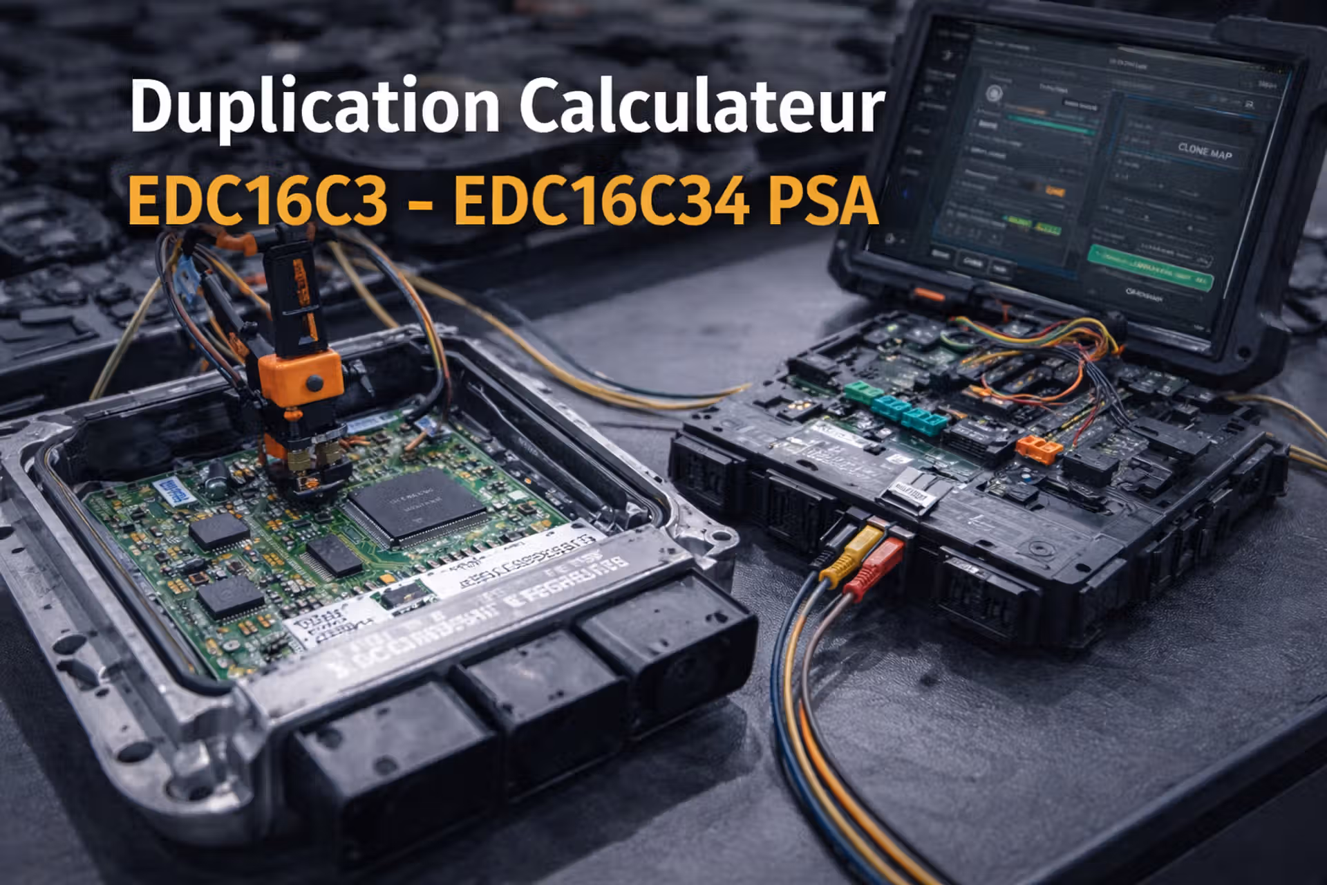 clone calculateur psa edc16C34